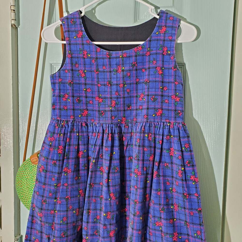 Vintage floral dress oshkosh print